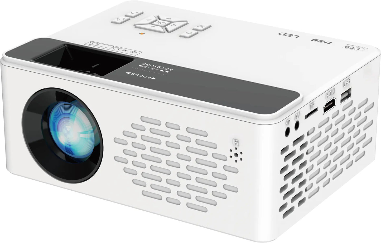 V08 Multimedia/Wireless screen mirroring/Smart/Netflix officially authorized projector Dongguan Qiding Electronic Technology Co., Ltd